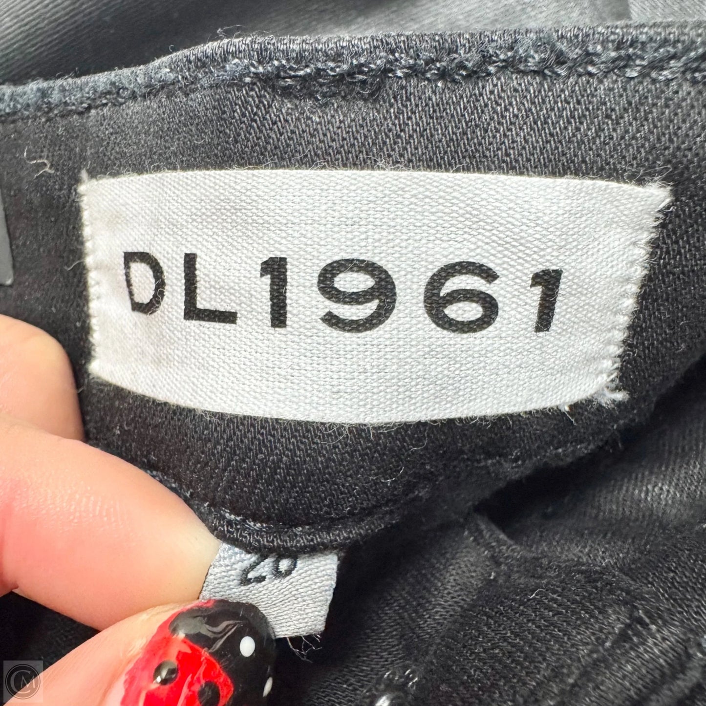 Jeans Cropped By Dl1961 In Black Denim, Size: 6