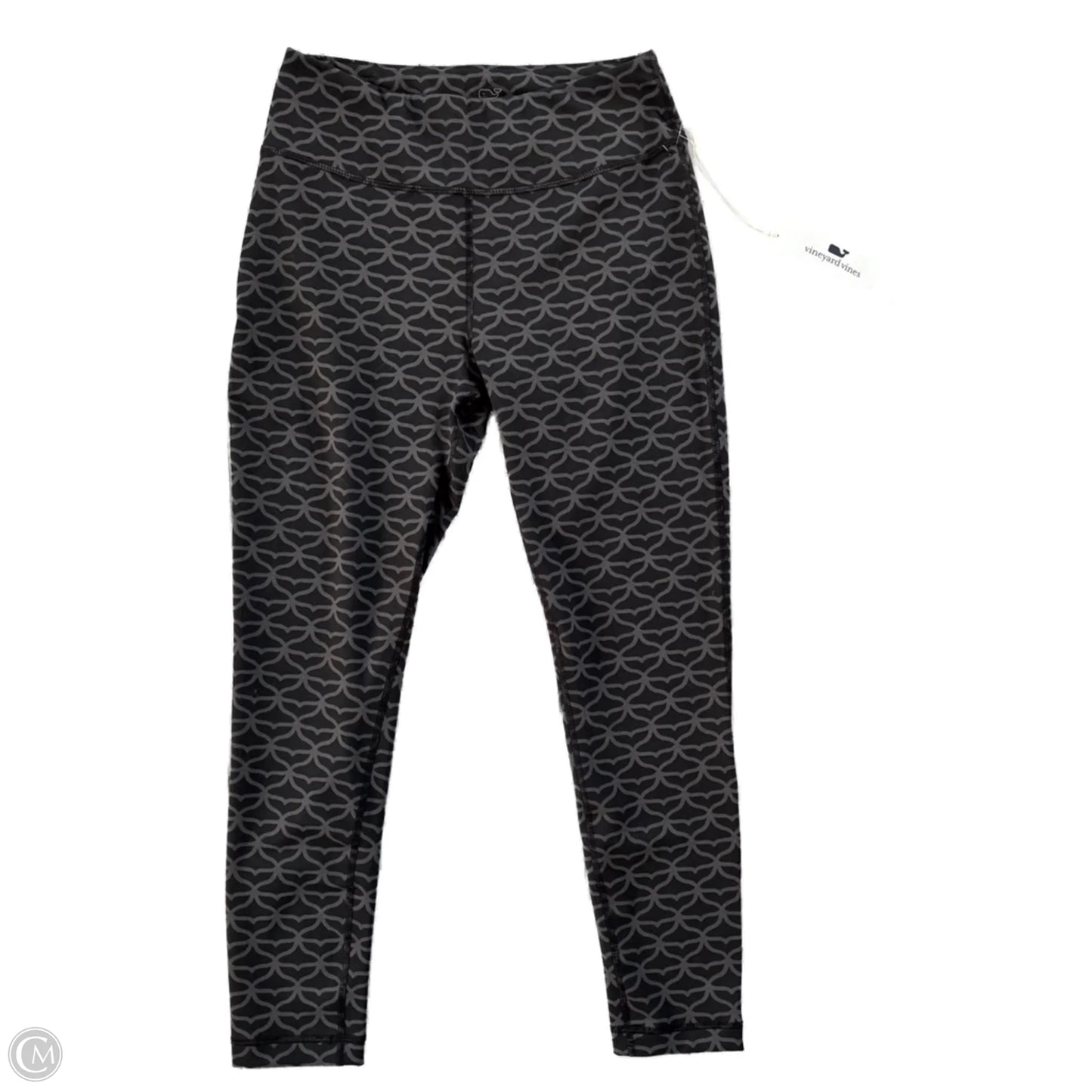 Athletic Leggings By Vineyard Vines In Black & Grey, Size: S