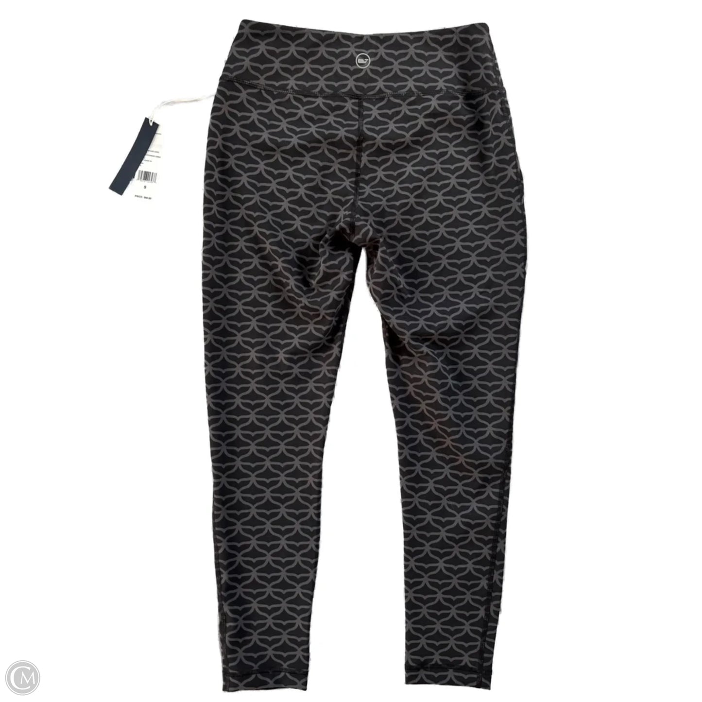 Athletic Leggings By Vineyard Vines In Black & Grey, Size: S