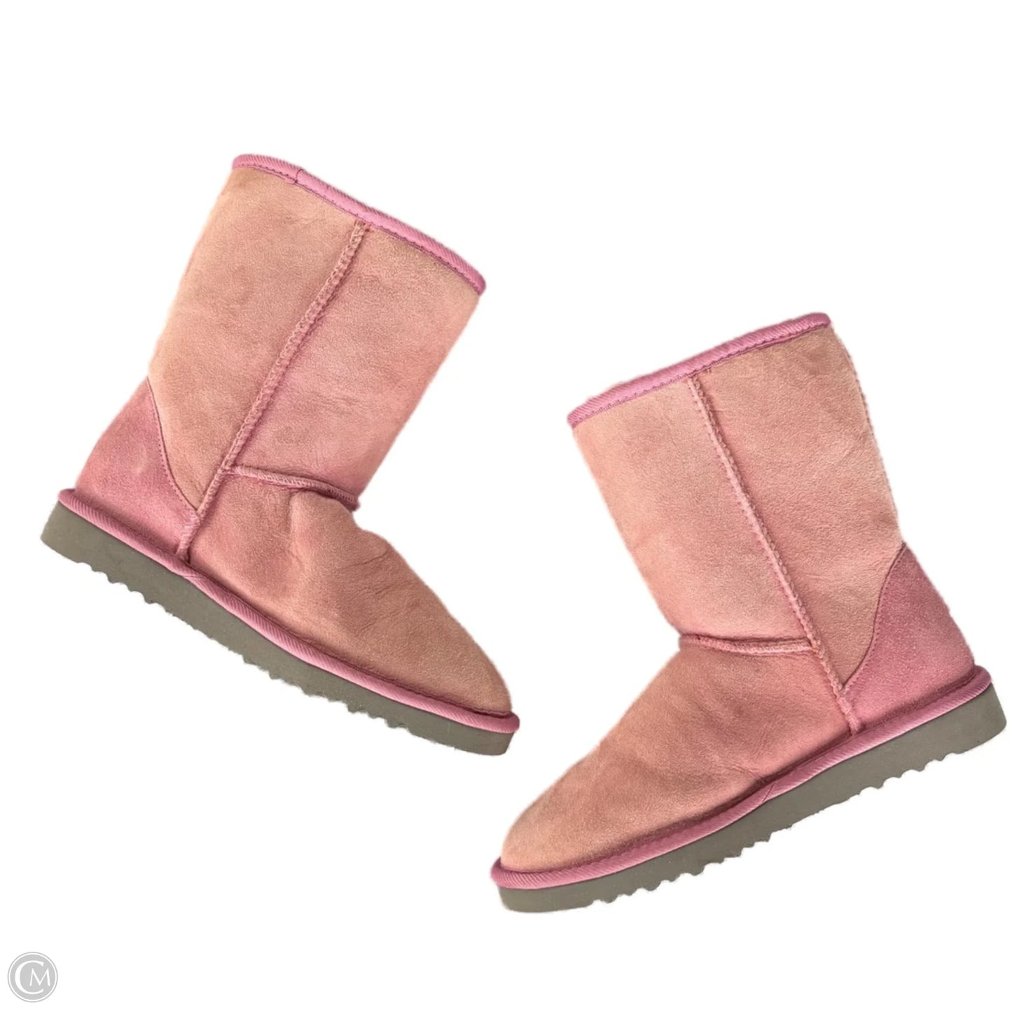 Boots Designer By Ugg In Pink, Size: 8