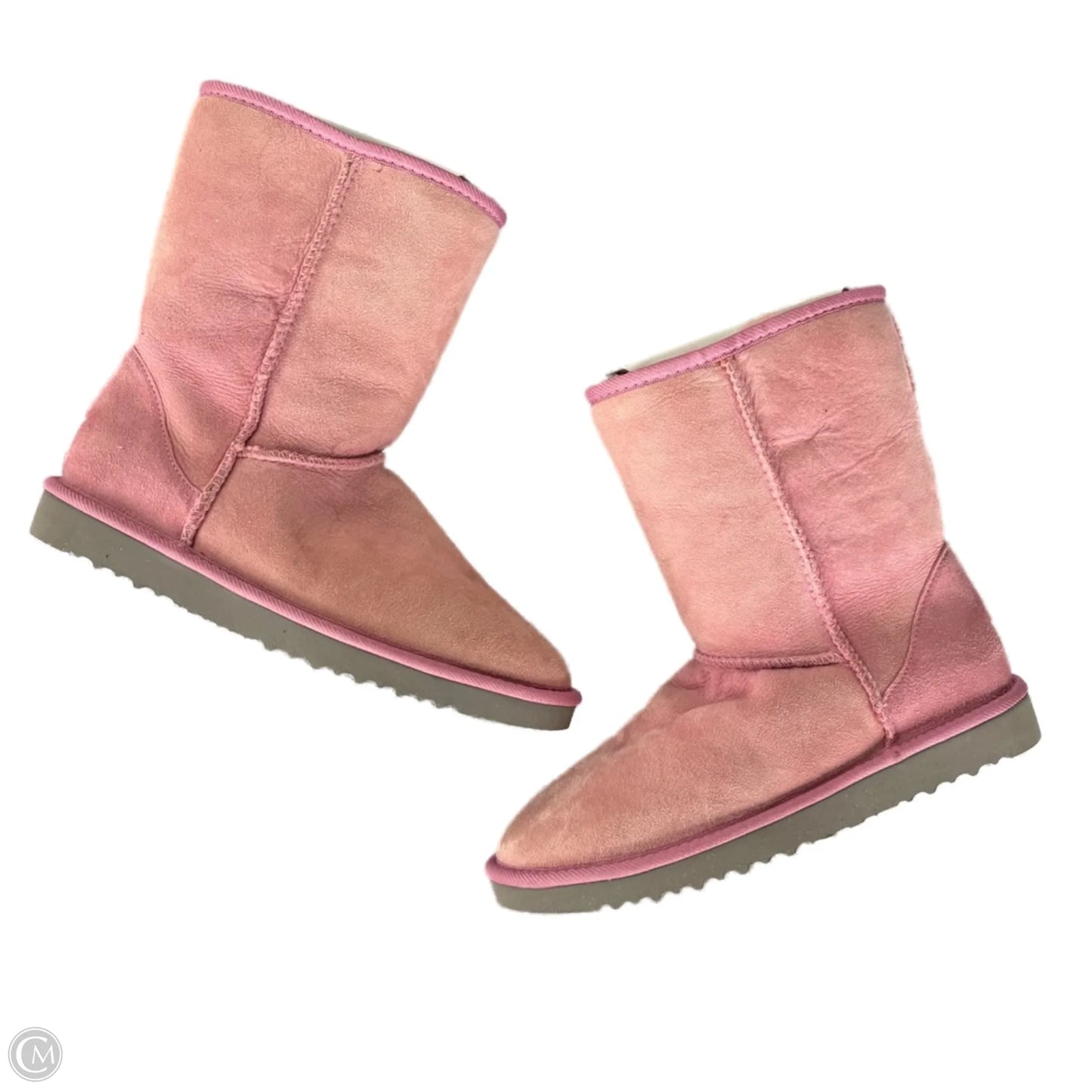 Boots Designer By Ugg In Pink, Size: 8