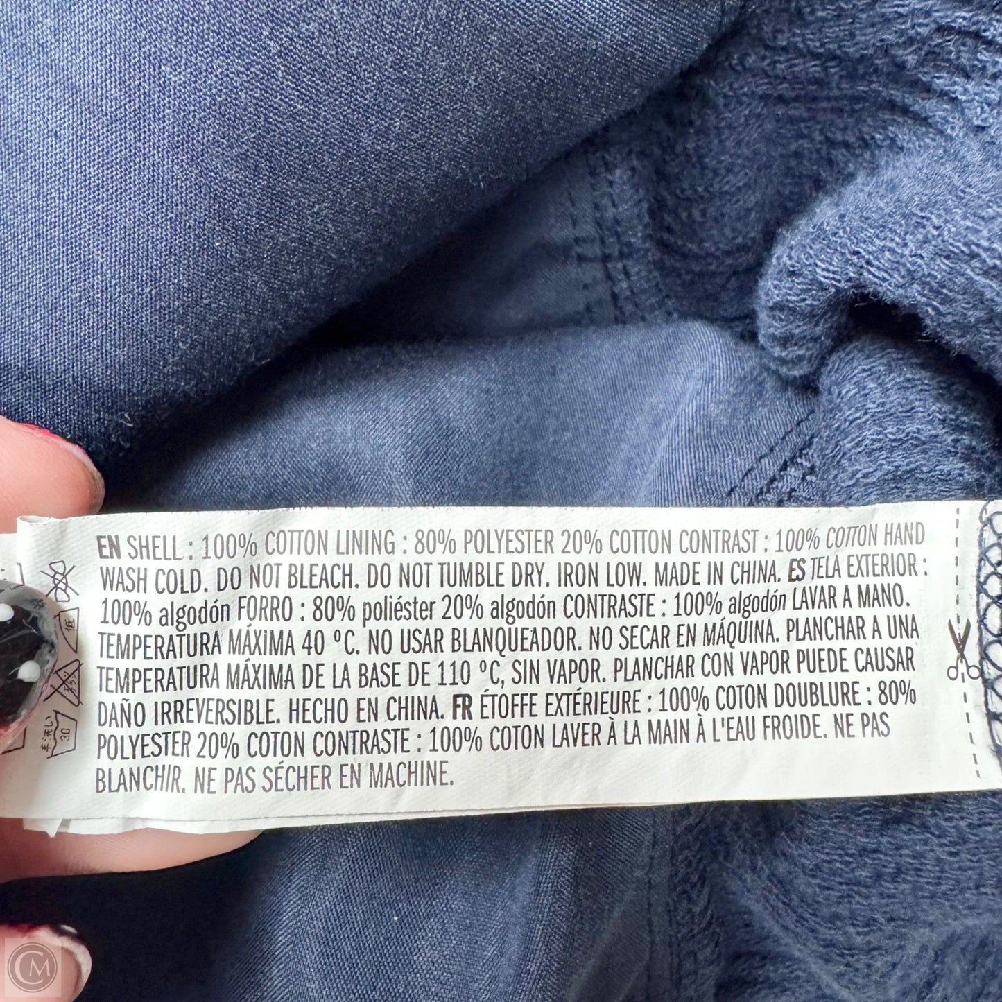 Dress Casual Short By English Factory In Navy, Size: L