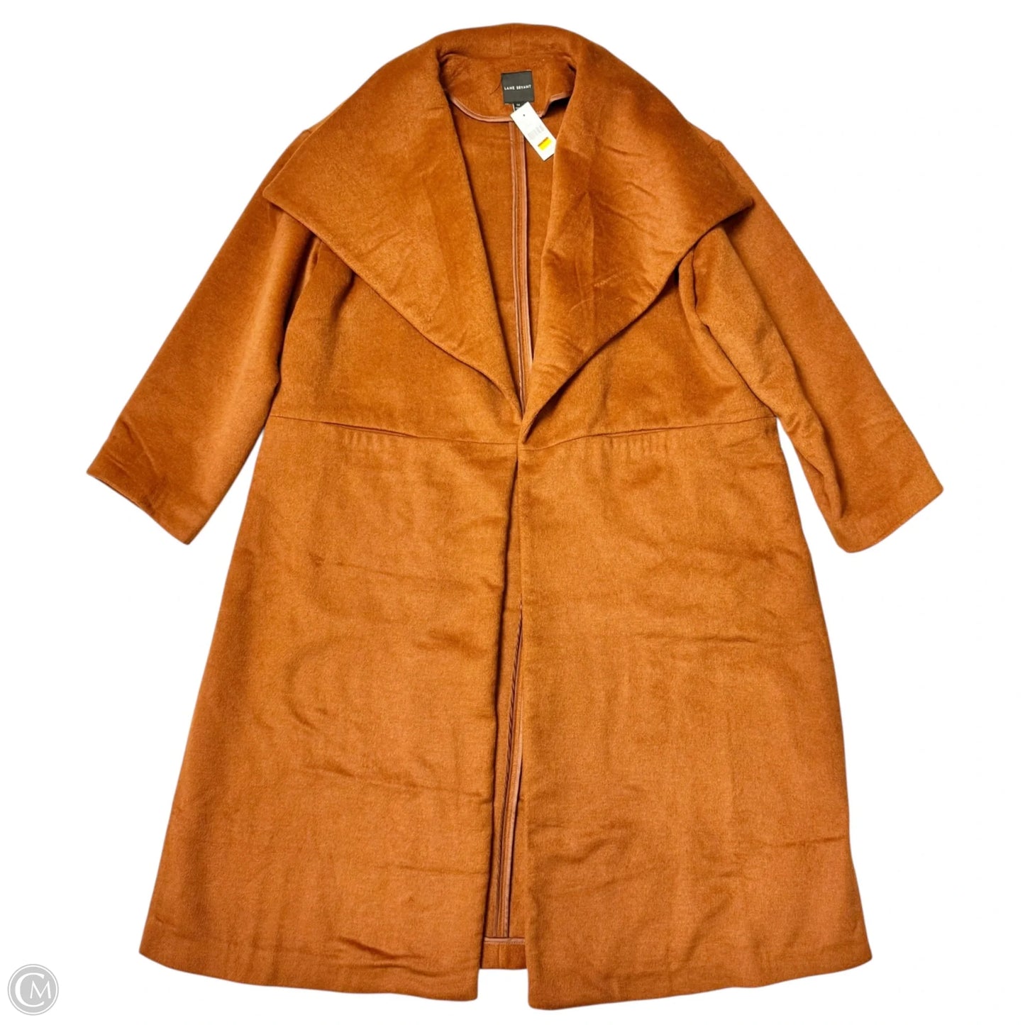 Coat Wool By Lane Bryant In Brown, Size: Xl