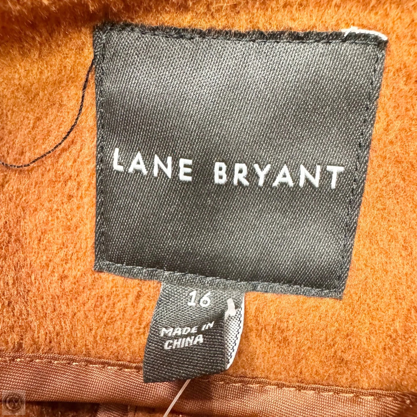 Coat Wool By Lane Bryant In Brown, Size: Xl