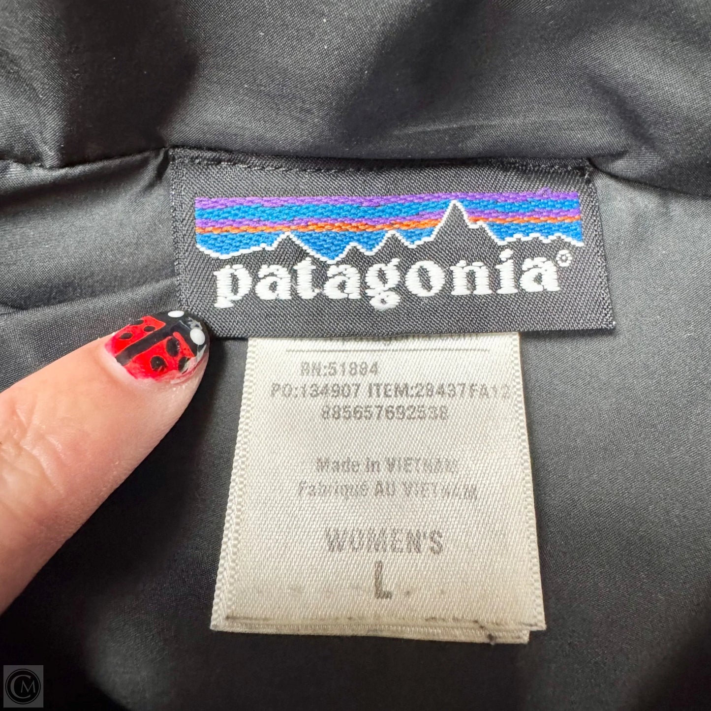 Coat Puffer & Quilted By Patagonia In Black, Size: L