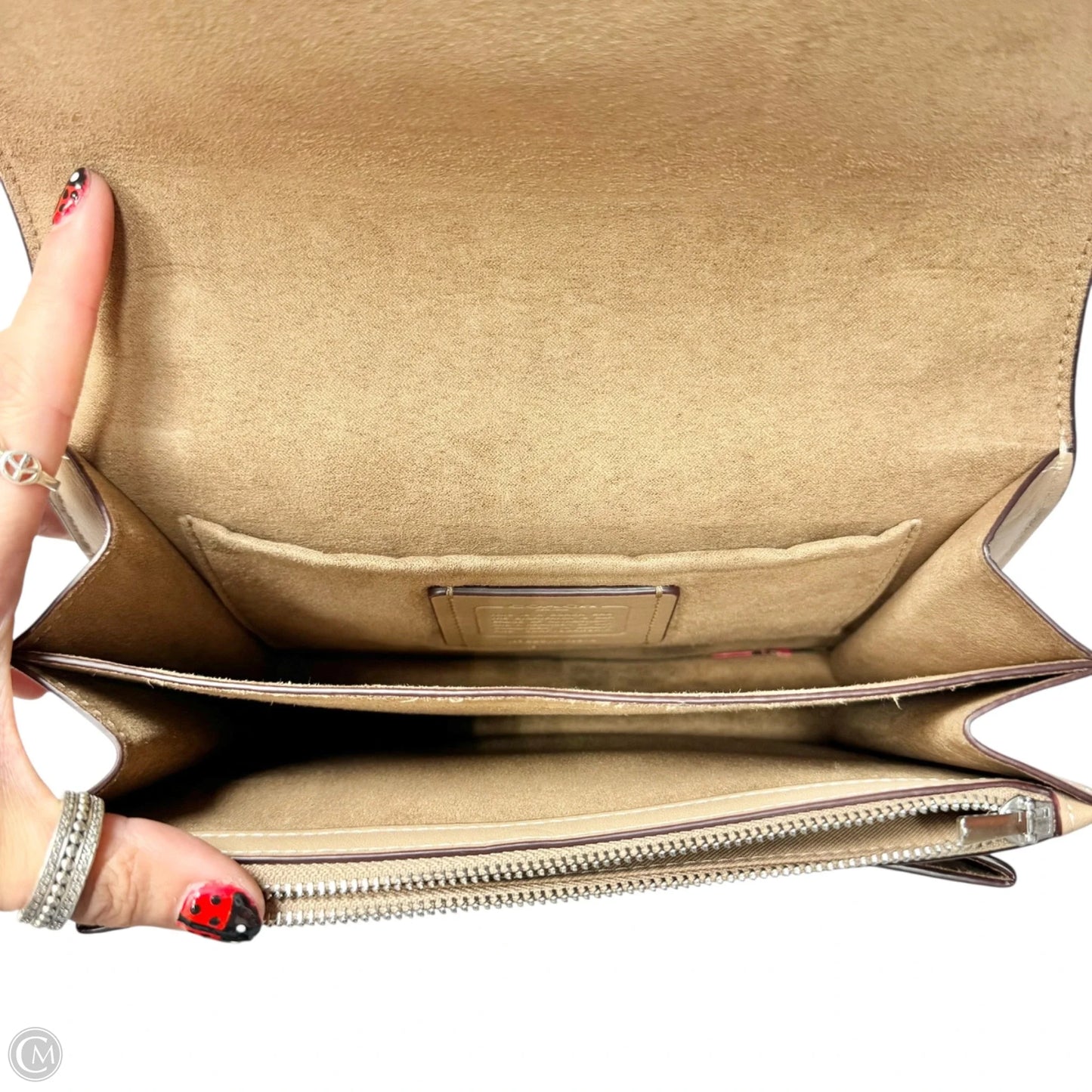 Crossbody Designer By Coach, Size: Medium