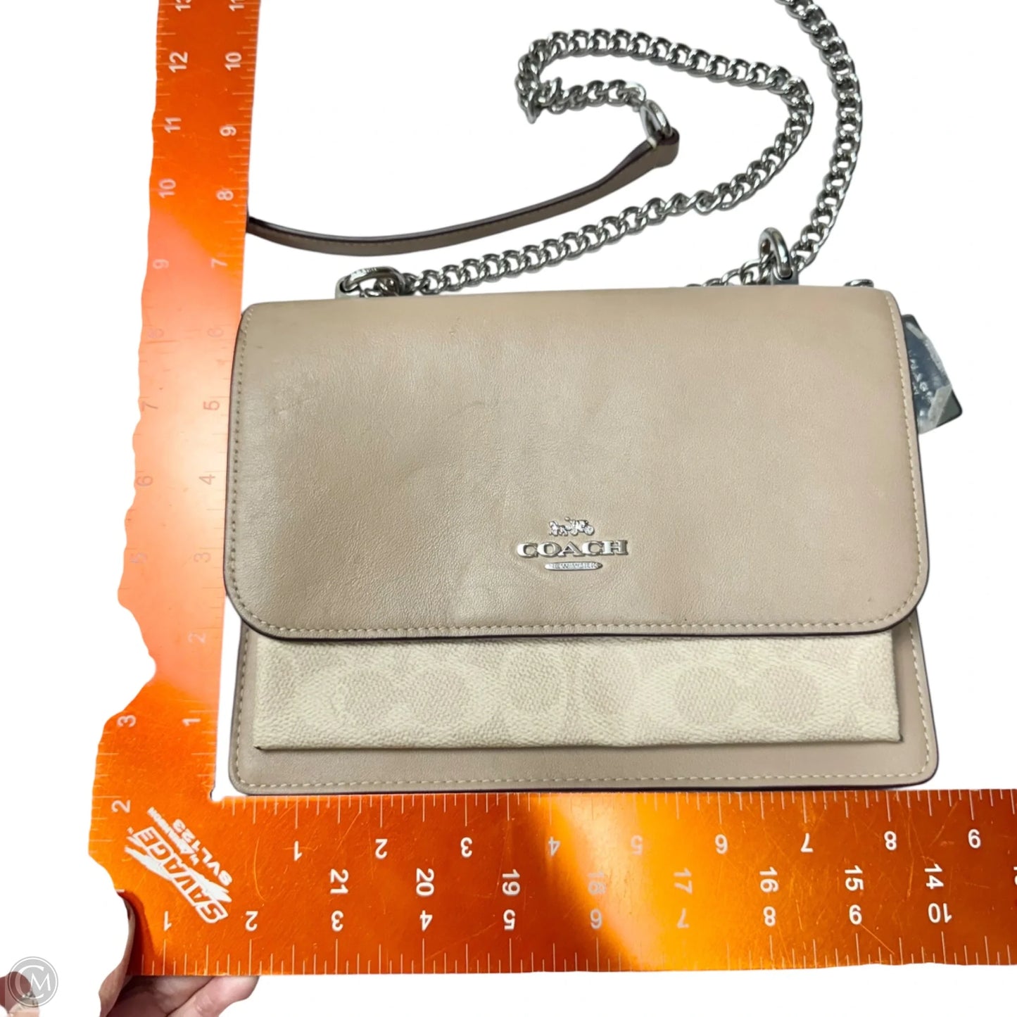 Crossbody Designer By Coach, Size: Medium
