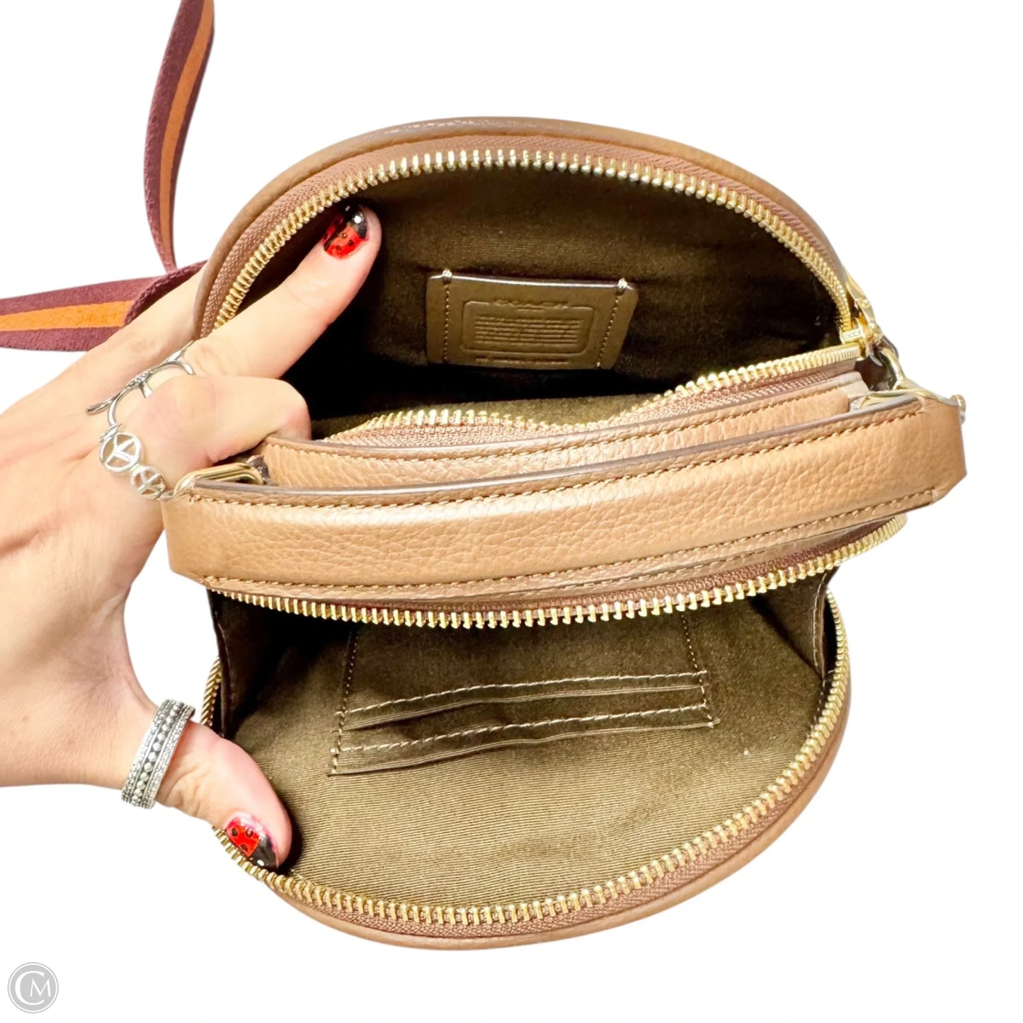 Crossbody Designer By Coach, Size: Small