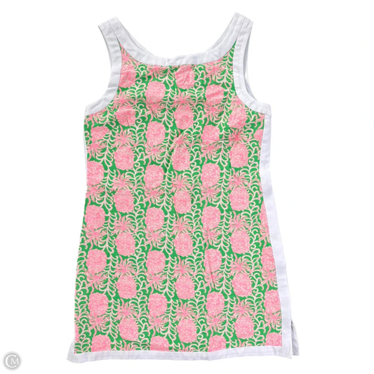 Dress Designer By Lilly Pulitzer In Green & Pink, Size: S