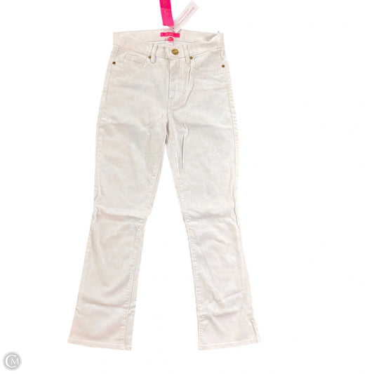 Jeans Designer By Lilly Pulitzer In White, Size: 2