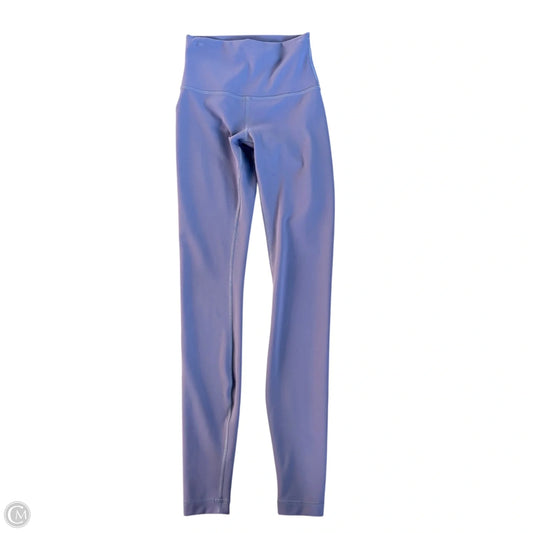 Athletic Leggings By Lululemon In Blue, Size: Xs