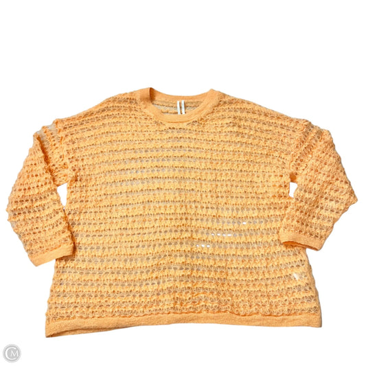 Sweater By Anthropologie In Orange, Size: M