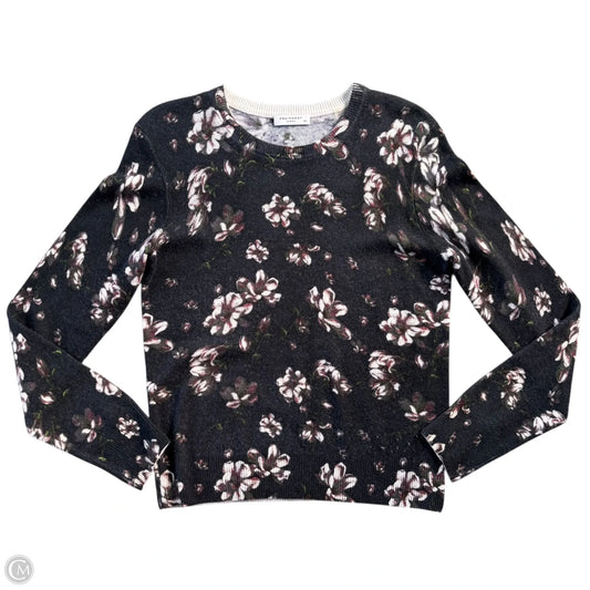 Sweater Cashmere By Equipment In Floral Print, Size: S