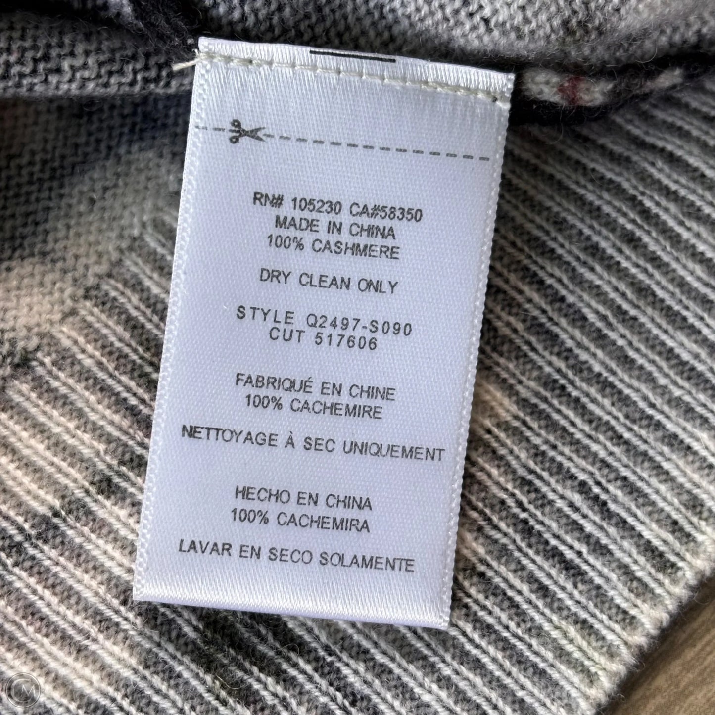 Sweater Cashmere By Equipment In Floral Print, Size: S