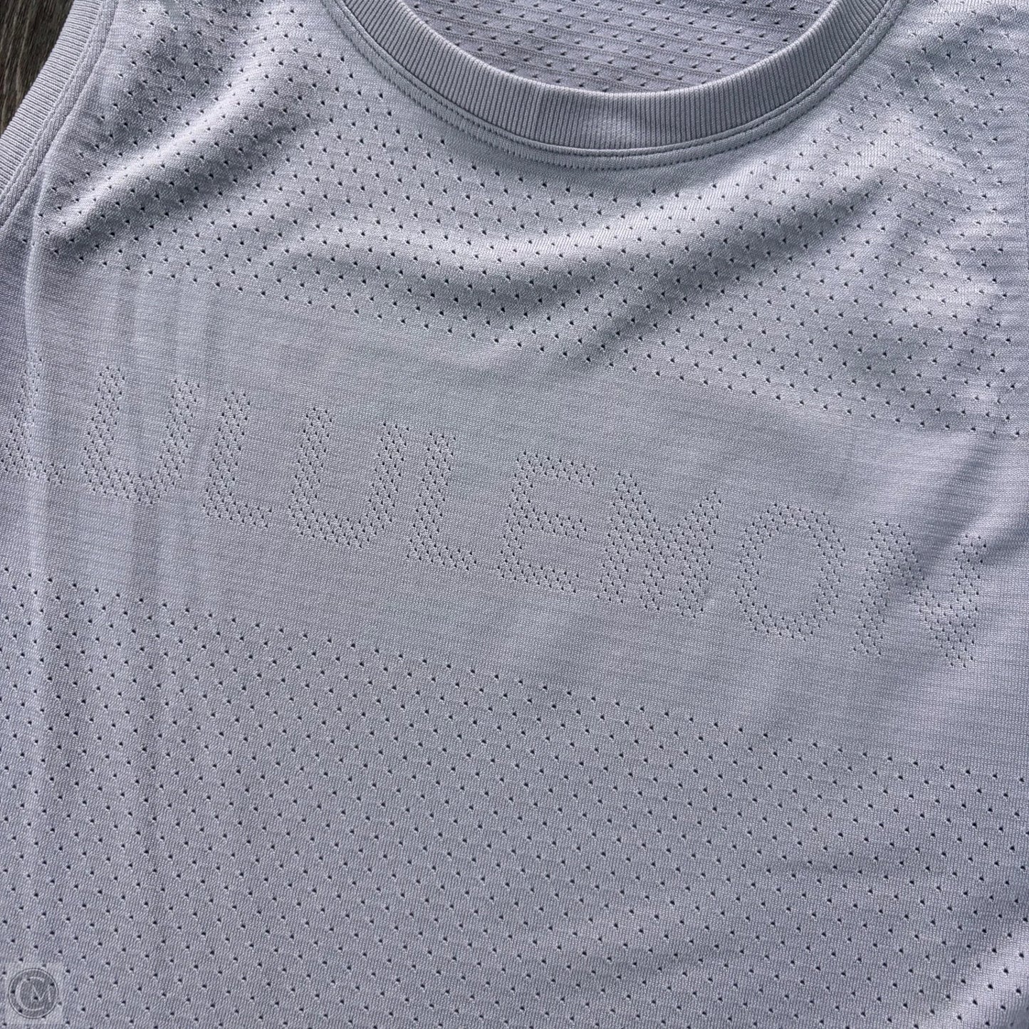 Athletic Tank Top By Lululemon In Grey, Size: S