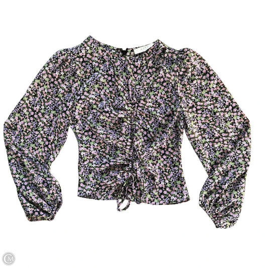 Top Long Sleeve By Astr The Label In Floral Print, Size: M