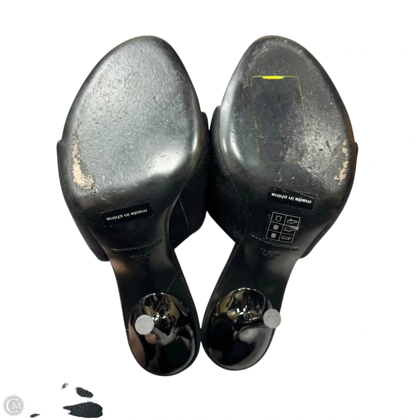 Sandals Luxury Designer By Alexander Wang In Black, Size: 8