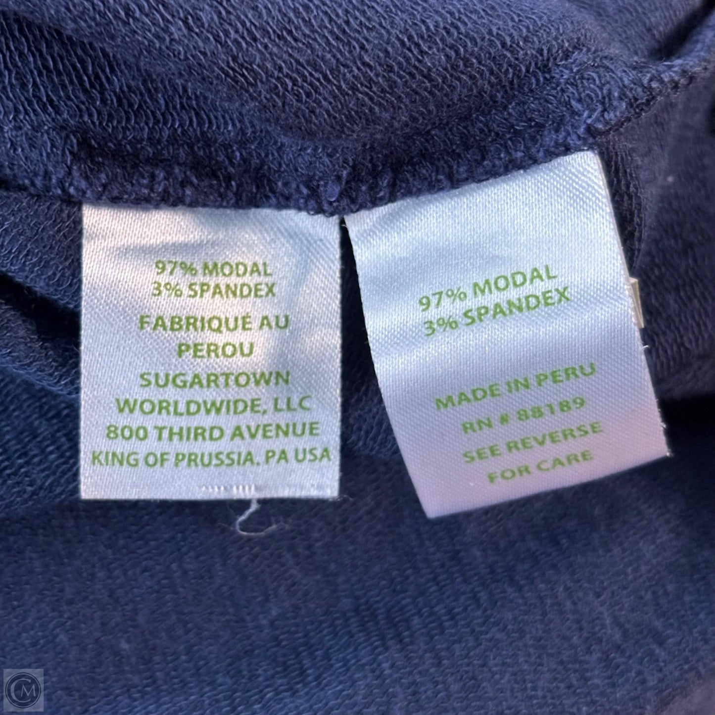 Top Long Sleeve Designer By Lilly Pulitzer In Navy, Size: Xs