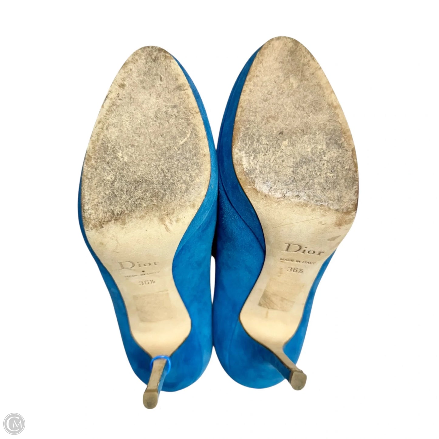 Shoes Luxury Designer By Dior In Blue, Size: 6