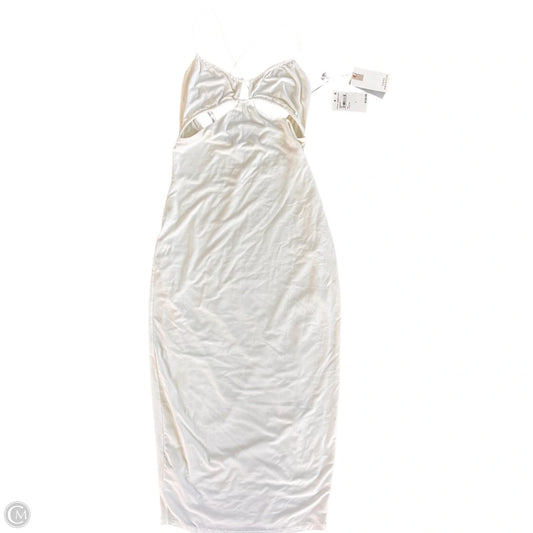 Dress Casual Midi By Good American In White, Size: M