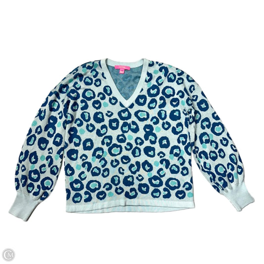 Sweater Designer By Lilly Pulitzer In Animal Print, Size: L