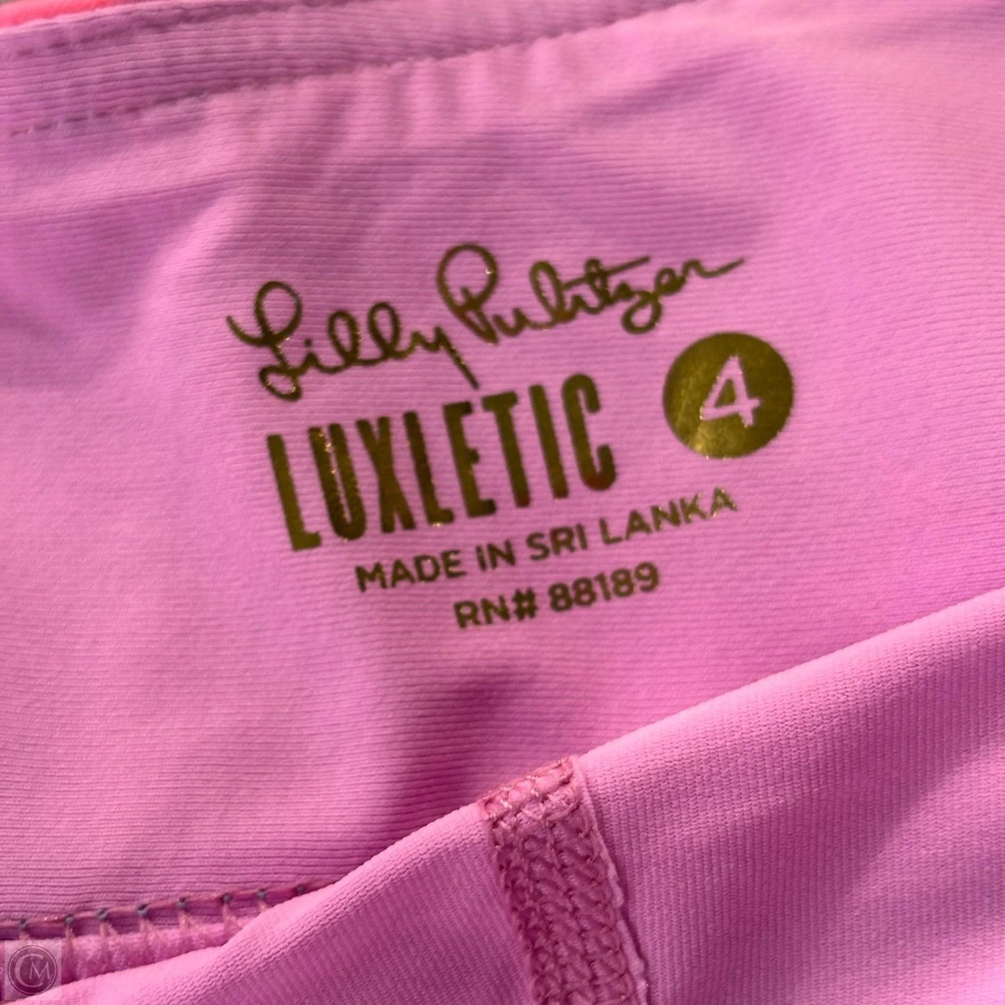 Skort Designer By Lilly Pulitzer In Blue & Pink, Size: 4