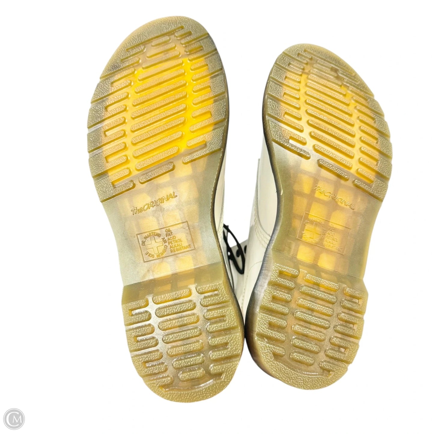 Boots Combat By Dr Martens In White, Size: 10