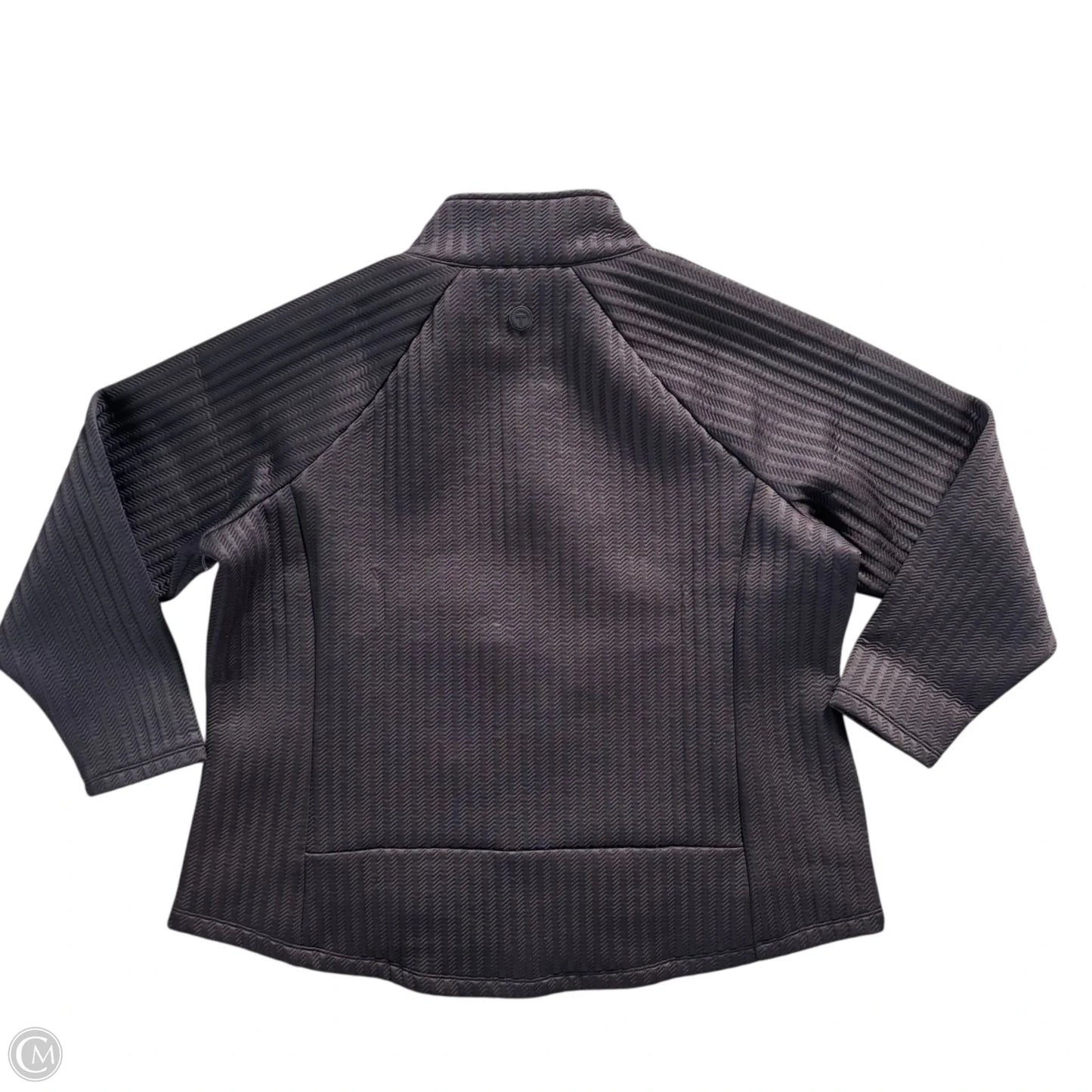 Athletic Jacket By Talbots In Black, Size: 1x