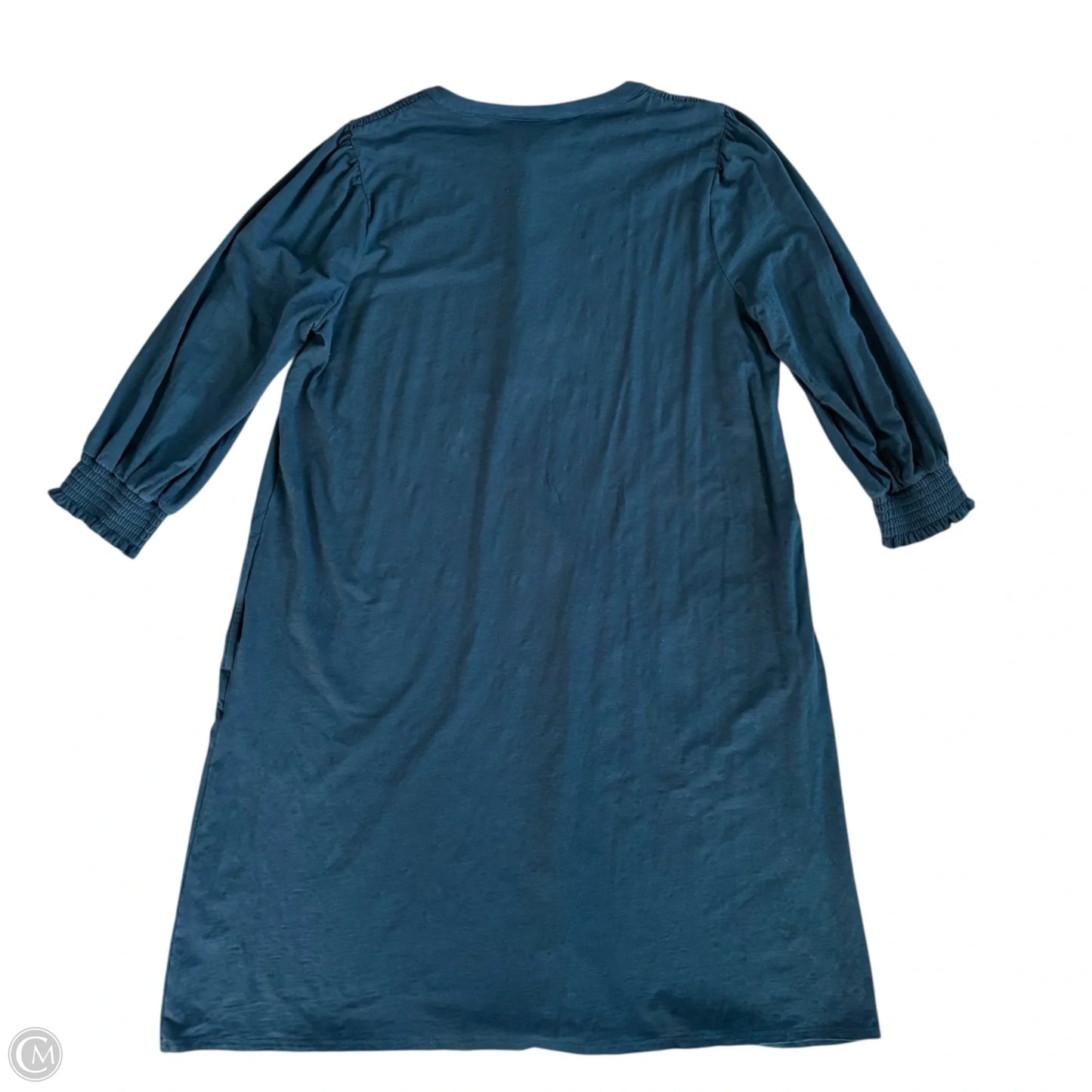 Dress Casual Midi By J. Jill In Teal, Size: Xl