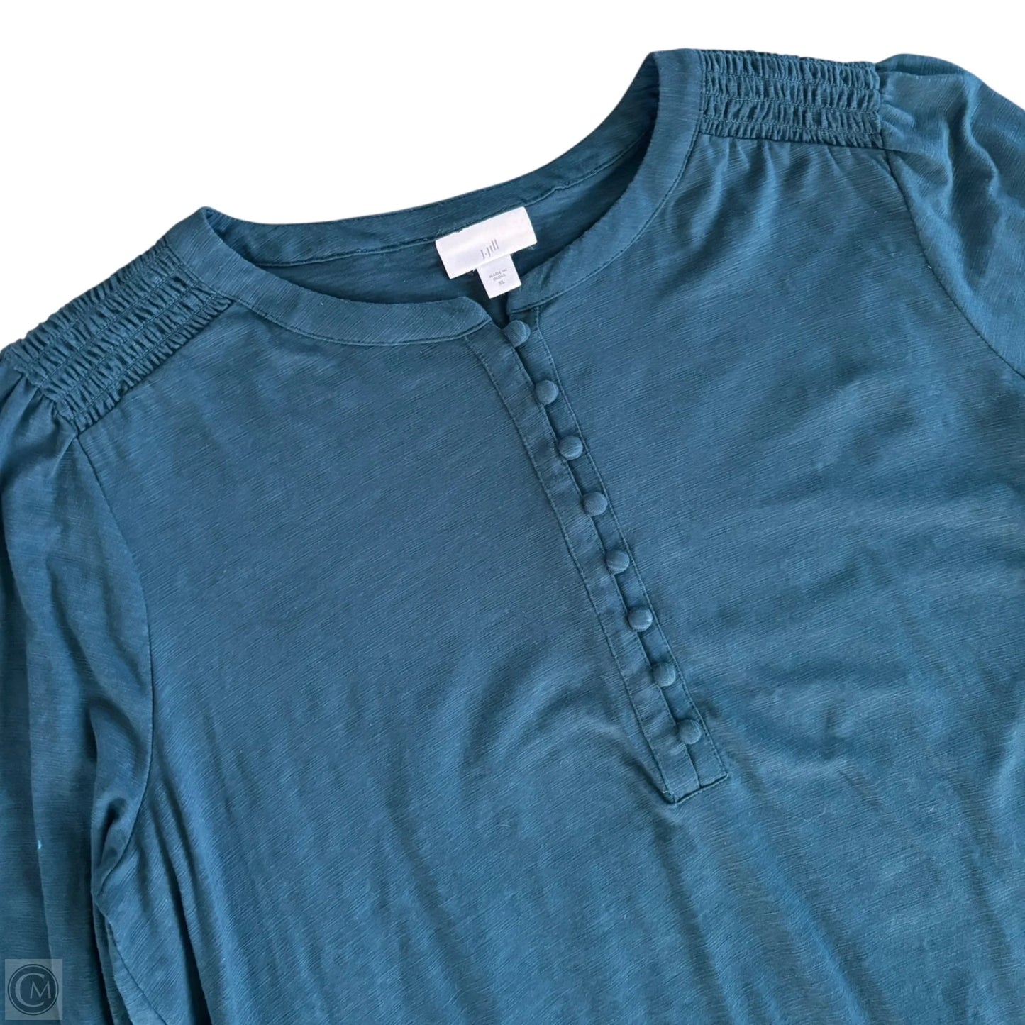 Dress Casual Midi By J. Jill In Teal, Size: Xl