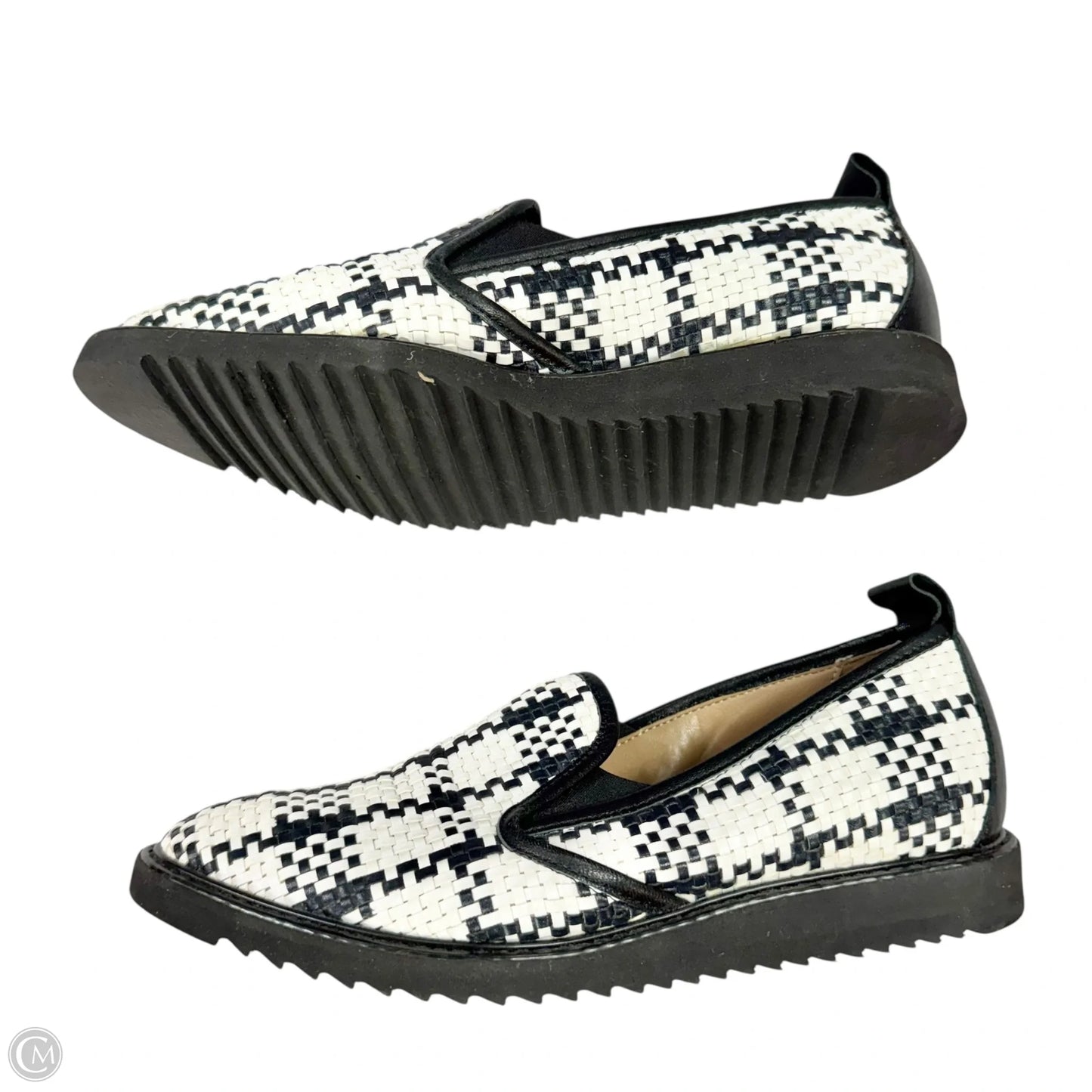 Shoes Flats By Everlane In Black & White, Size: 7.5