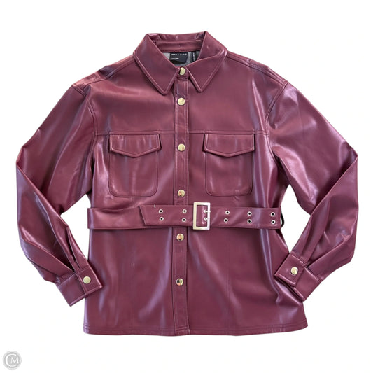 Jacket Other By Asos In Maroon, Size: S
