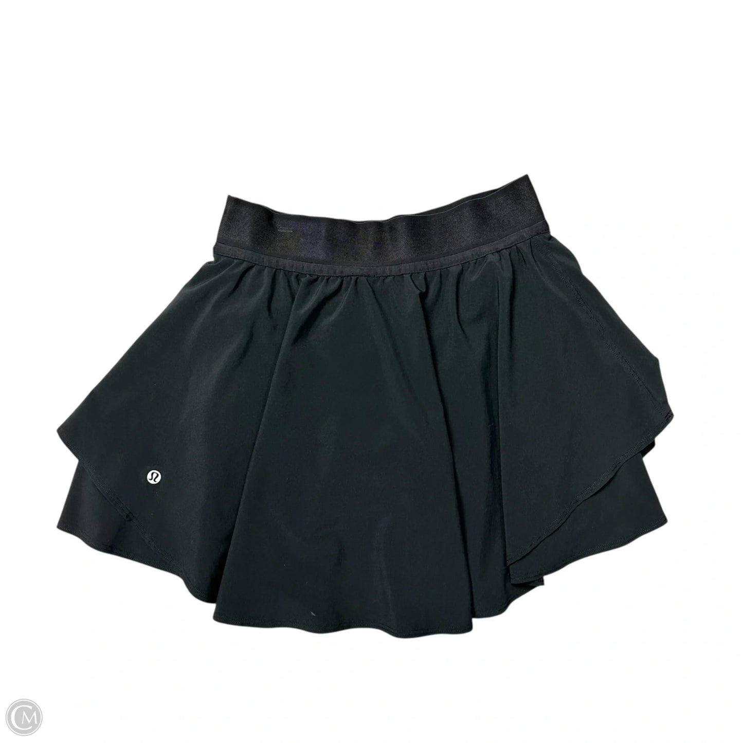 Athletic Skort By Lululemon In Black, Size: S