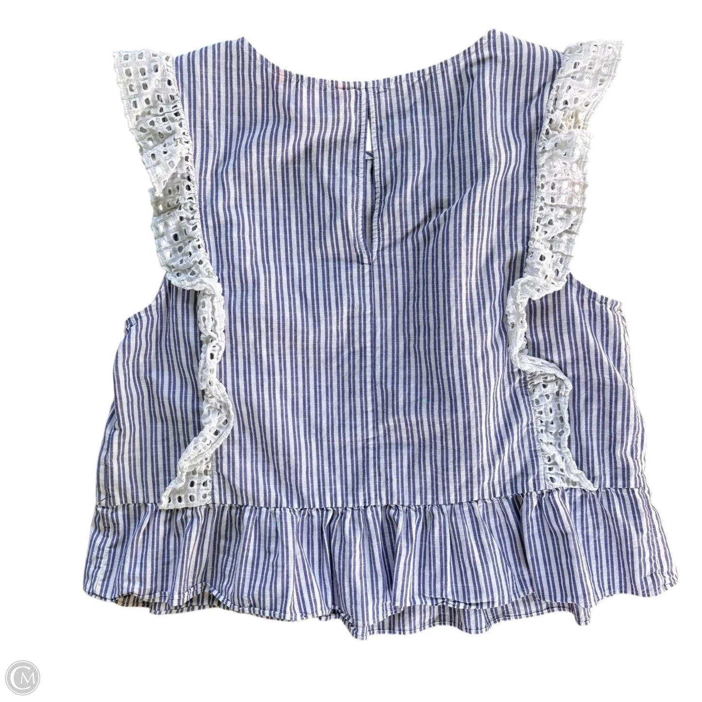 Top Sleeveless Designer By Lilly Pulitzer In Striped Pattern, Size: L