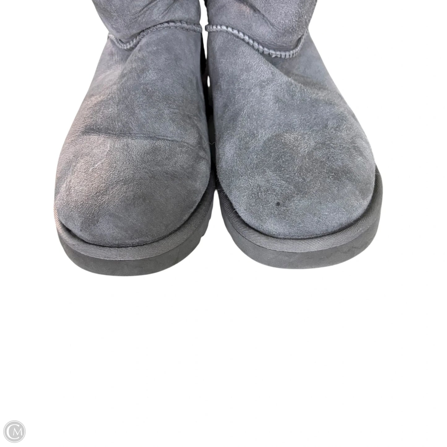 Boots Designer By Ugg In Grey, Size: 8