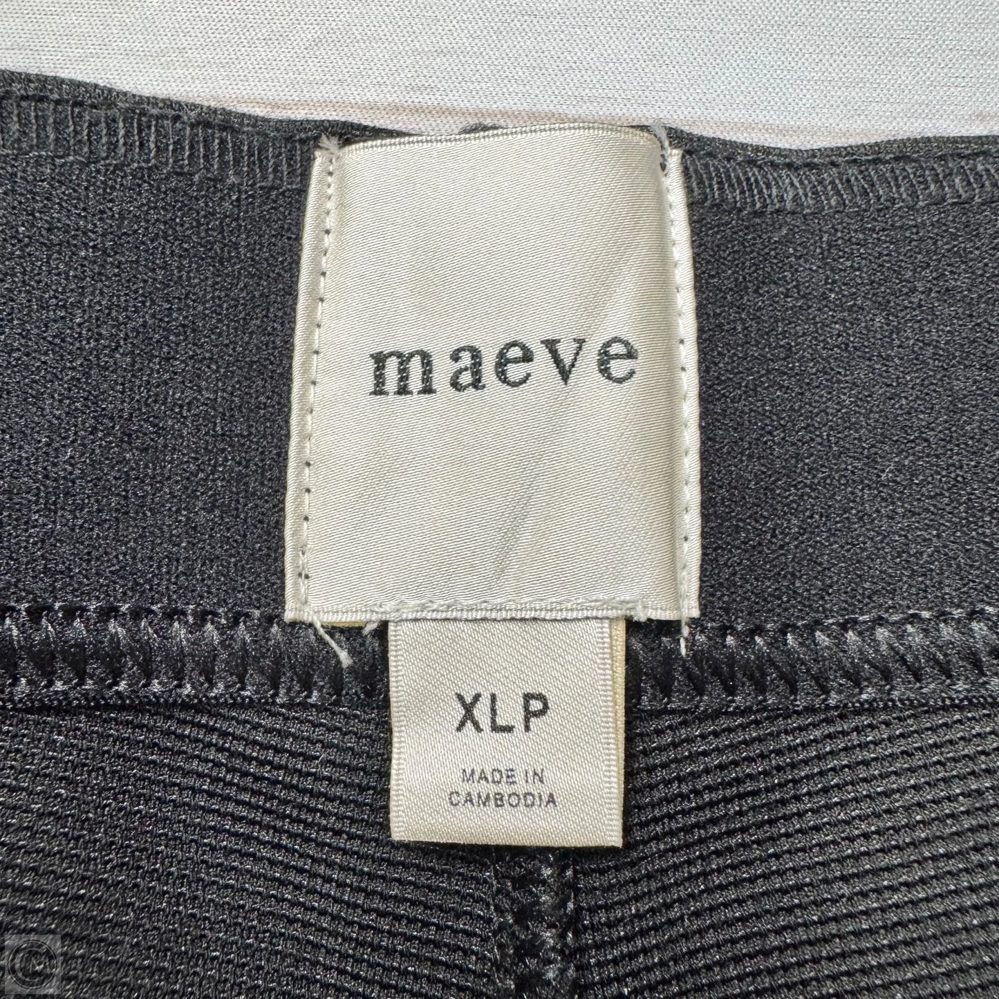 Pants Cropped By Maeve In Black, Size: Xlp