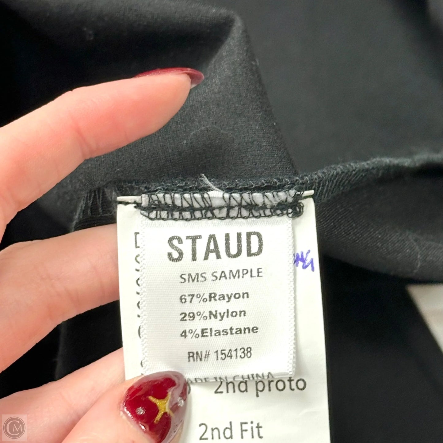 Dress Party Long By Staud In Black, Size: S