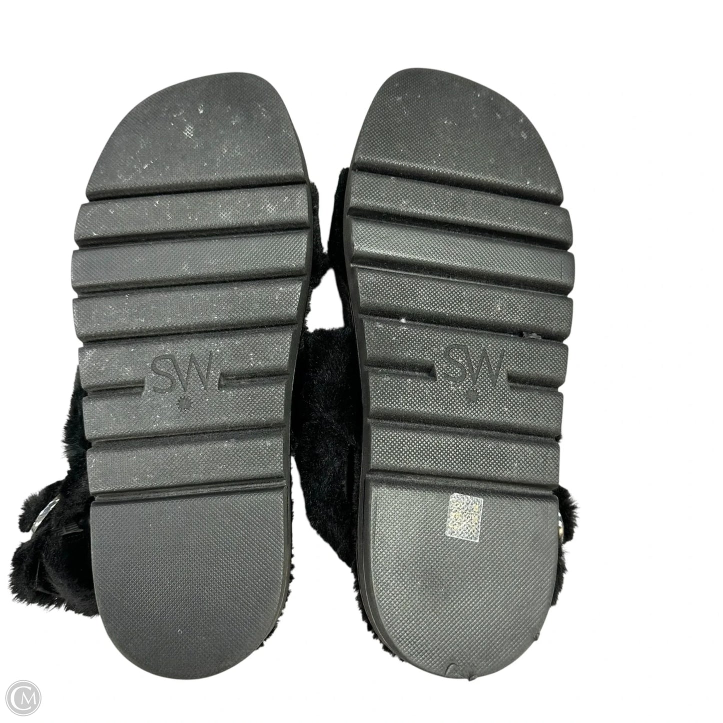 Sandals Designer By Stuart Weitzman In Black, Size: 9.5