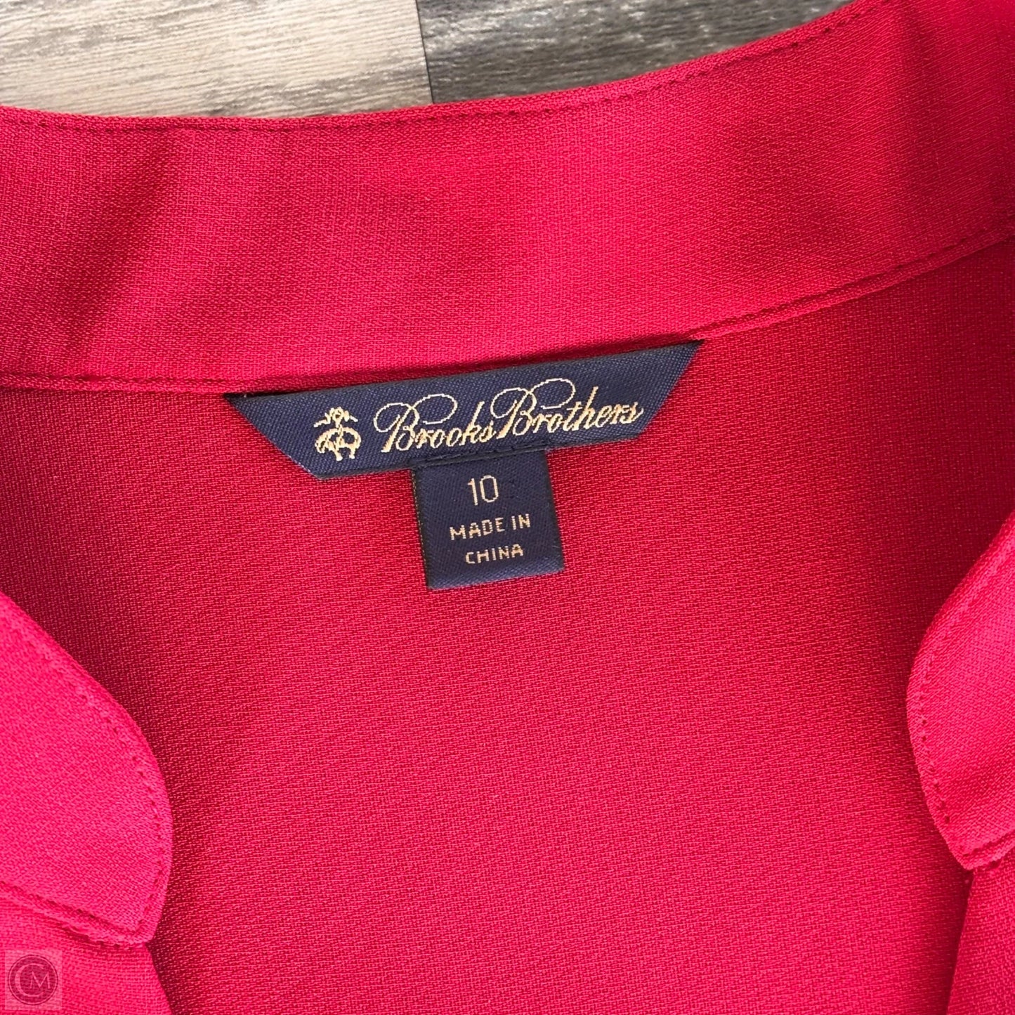 Dress Casual Midi By Brooks Brothers In Red, Size: M