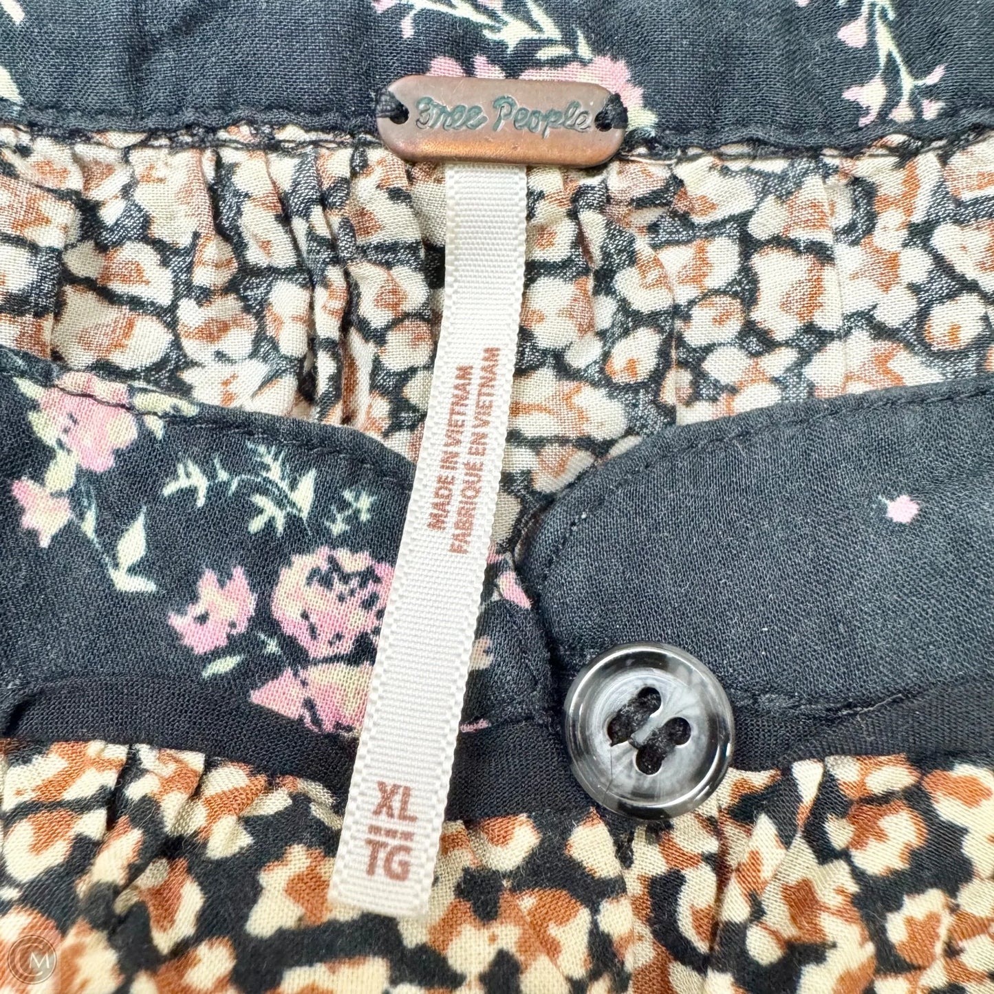 Top Long Sleeve By Free People In Floral Print, Size: Xl