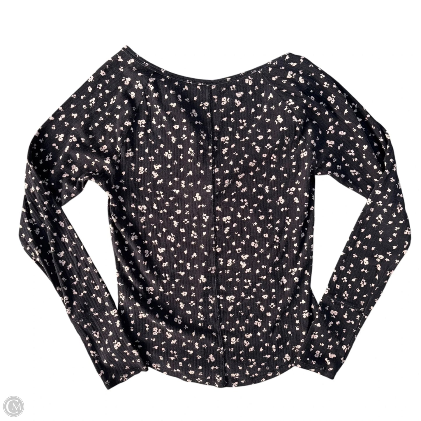 Top Long Sleeve By Free People In Floral Print, Size: L