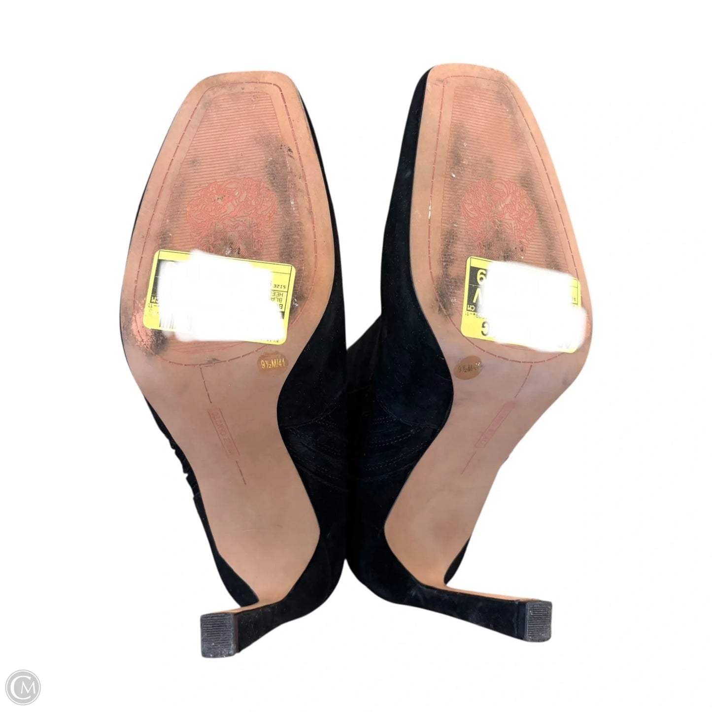 Boots Leather By Vince Camuto In Black, Size: 9.5