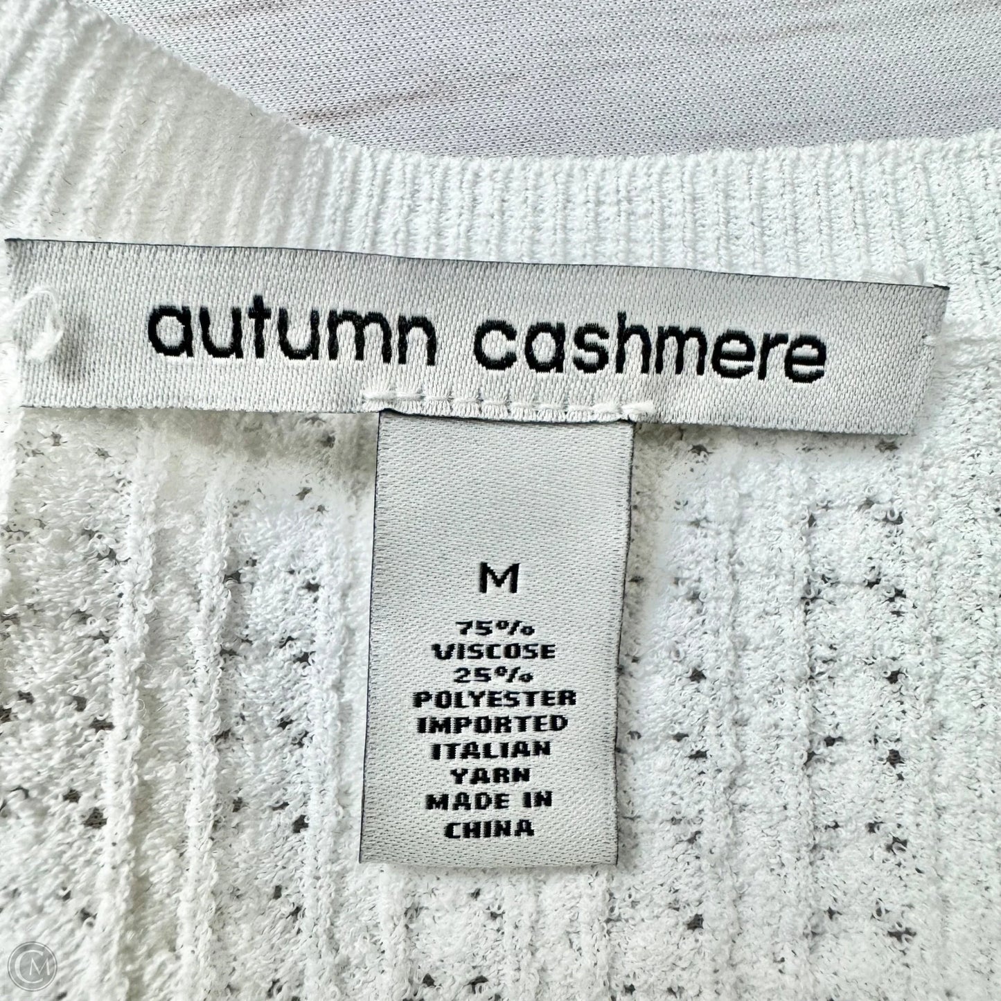Cardigan By Autumn Cashmere In White, Size: M
