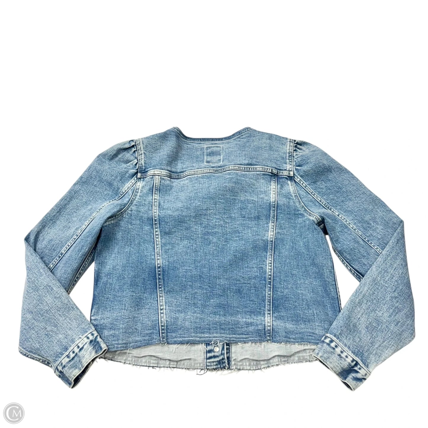 Jacket Denim By Gap In Blue Denim, Size: L