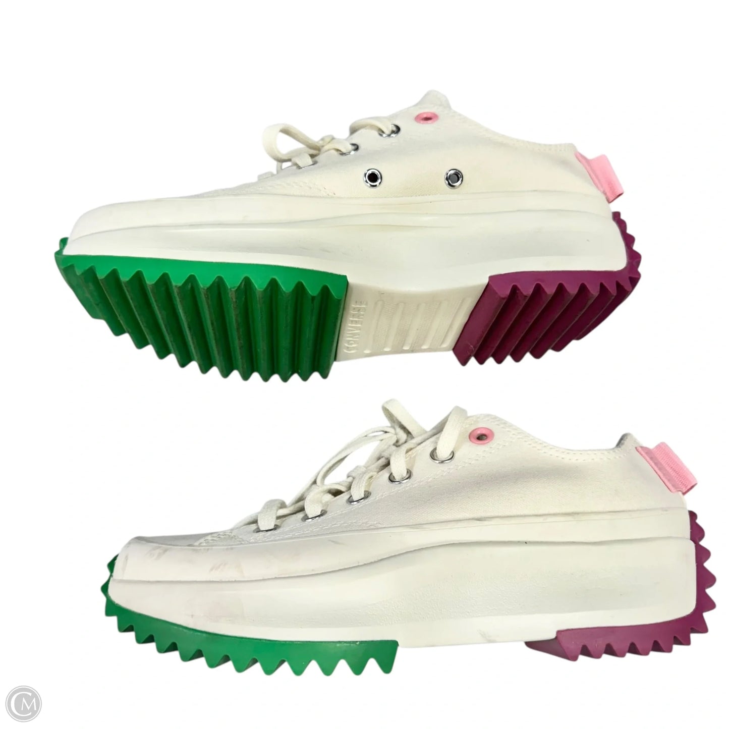 Shoes Sneakers Platform By Converse In Cream, Size: 8