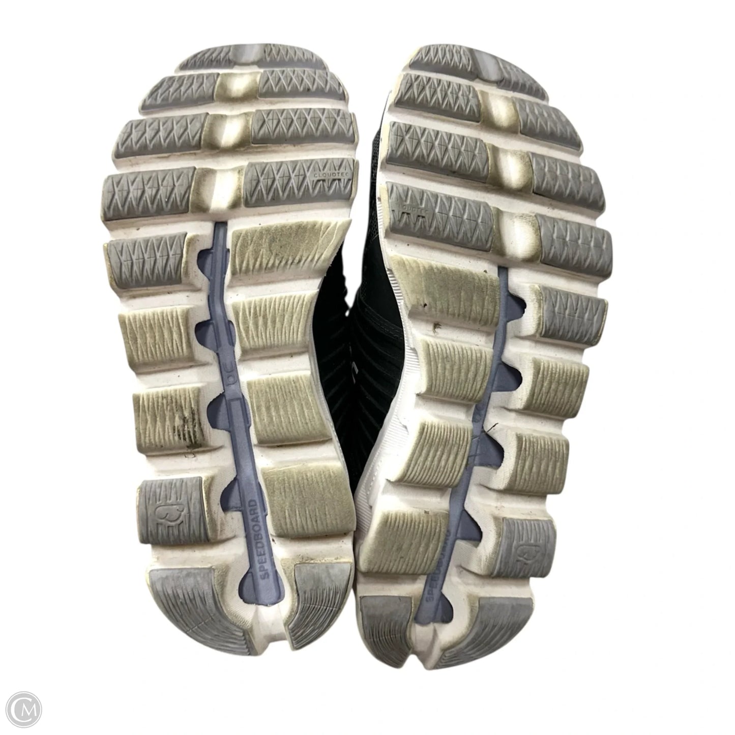Shoes Athletic By On In Black & Purple, Size: 8.5