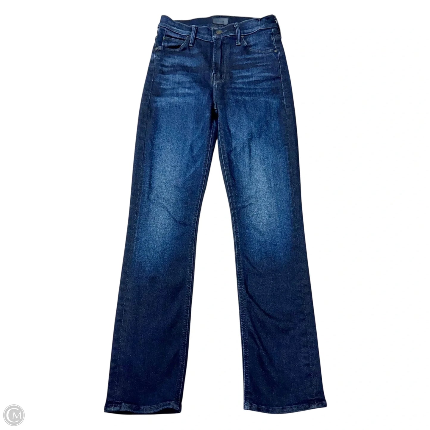 Jeans Straight By Mother In Blue Denim, Size: 2