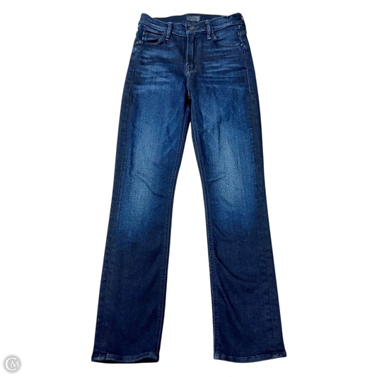 Jeans Straight By Mother In Blue Denim, Size: 2