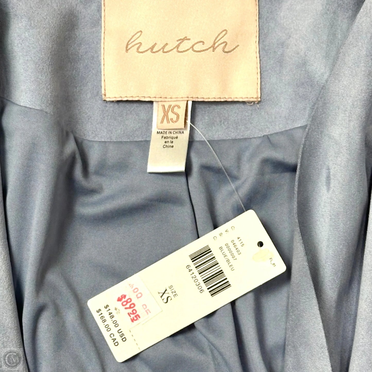 Jacket Other By Hutch In Blue, Size: Xs