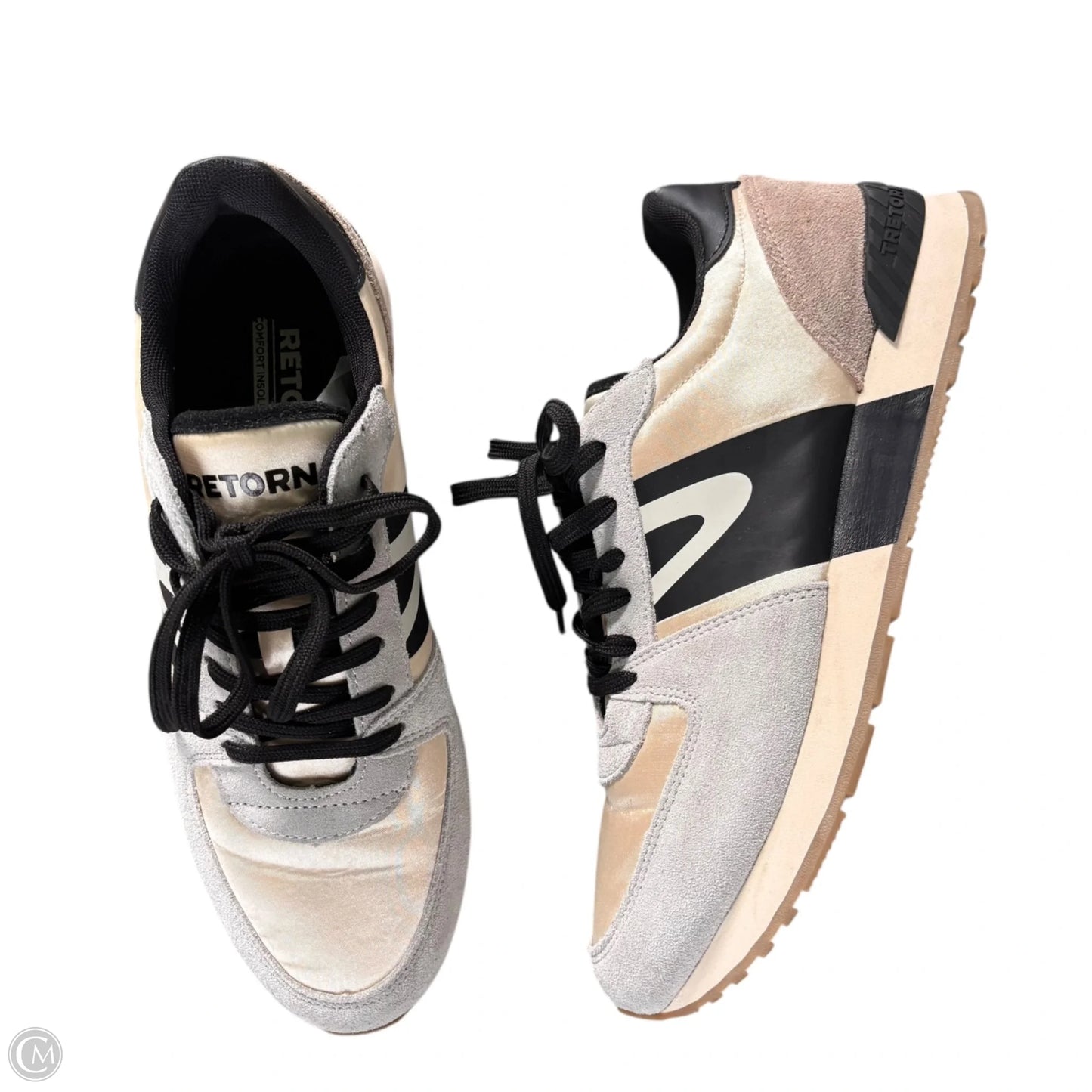 Shoes Sneakers By Tretorn In Cream & Grey, Size: 10